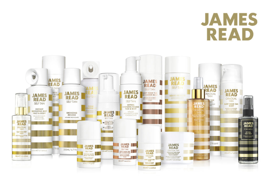 James Read suntanning products are now available Taobé